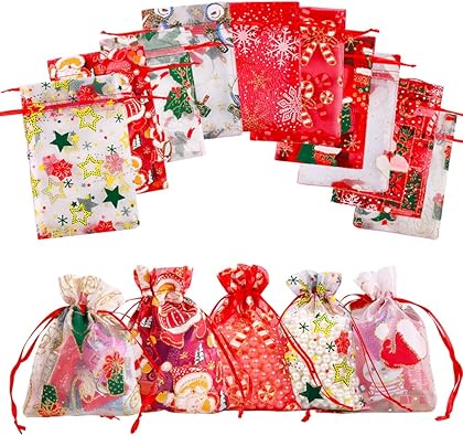 Gudotra Bolsas de Organza para Regalos Bolsitas para Bodas Cumplea/ños Joyas para Dulces