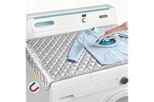 Sukh 1Pcs Magnetic Ironing Mat Blanket - Foldable Ironing Mat Portable Board for Clothes Heat Resistant Portable Double Sided Use Travel Office Student Dormitory