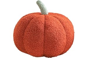 Maxpetus 3D simulated pumpkin pillow plush pillow sofa cushion (7.8inch, Red)
