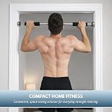 GadgetZone Adjustable Pull Up Bar 62–100cm Doorway 100kg Load Gym Bar view 10