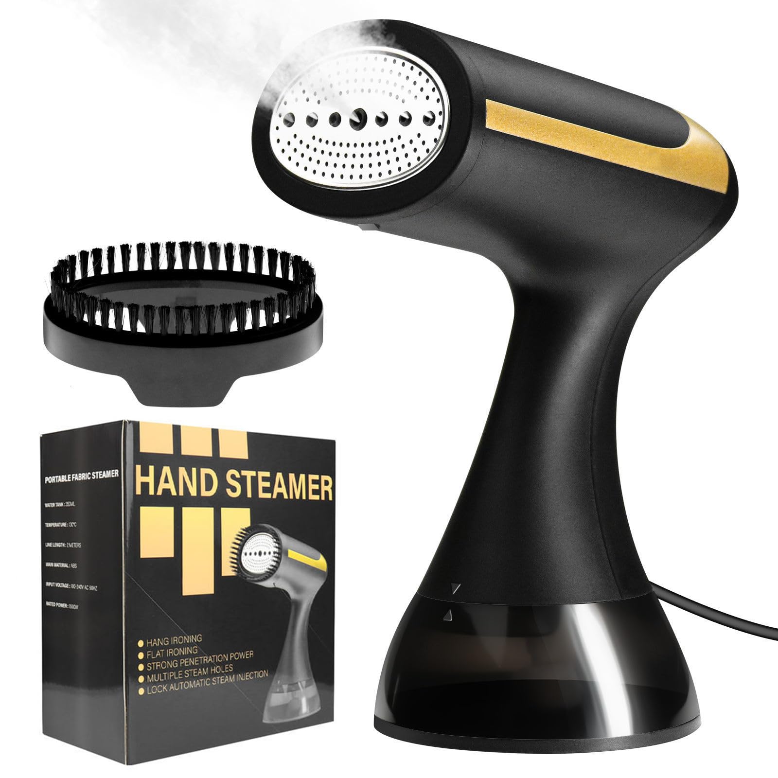 CATCHLUCK Travel Steamer for Clothes Handheld Steamers for Clothing 20s Quick Heat, Hand Held Steamer Compact Steamer for Travel, Home