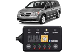 PEDAL COMMANDER for Dodge Grand Caravan 2008-2020 Throttle Response Controller Fits: 5th Gen, Base, SE, SXT, R/T, Hero, GT, Crew, AVP/SE, 2.8L 3.3L 3.6L 3.8L 4.0L, Dodge Grand Caravan Accessories