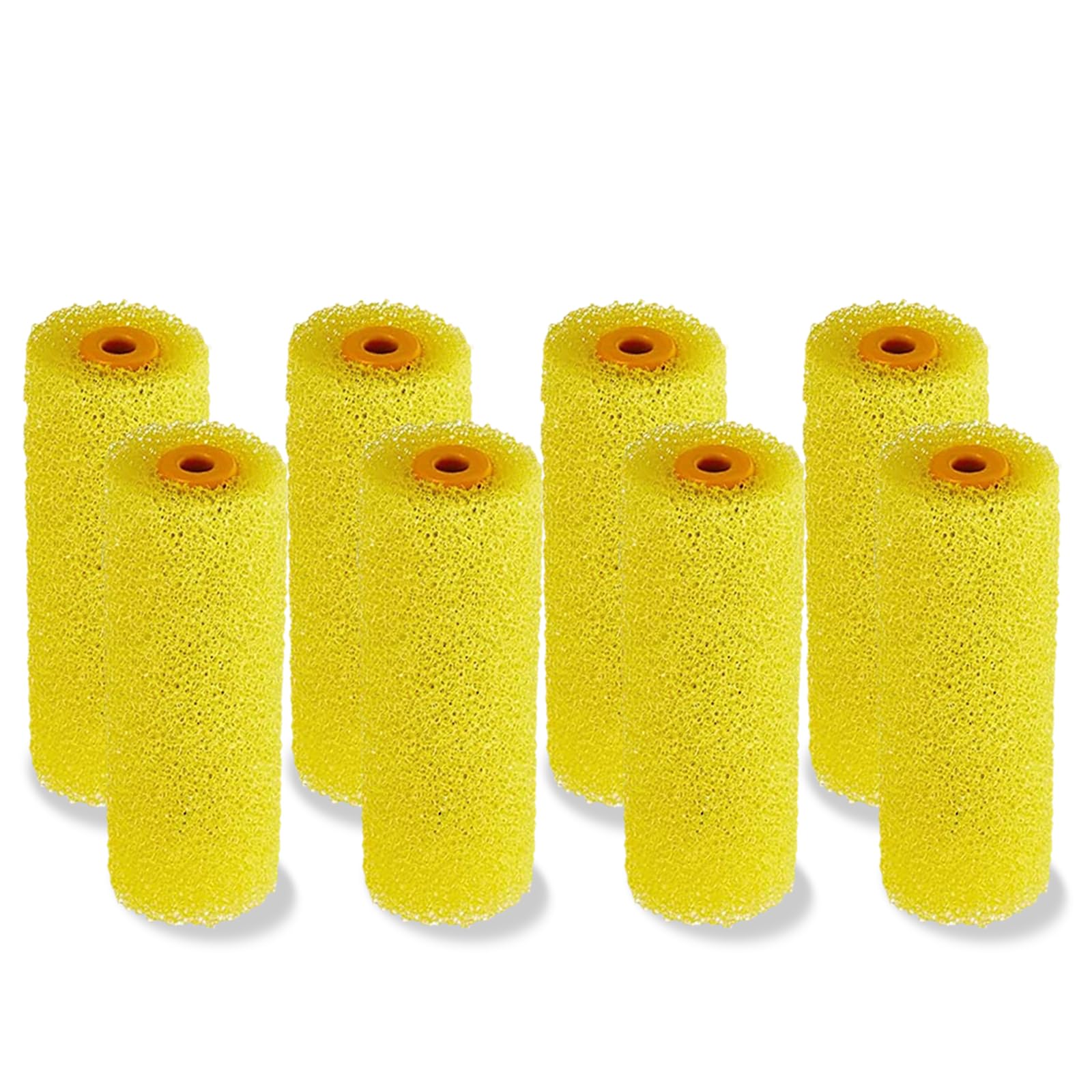 Photo 1 of YLTOLOO 8 Pcs Textured Paint Roller Covers, 4 inch Small Textured Foam Drywall Texture Paint Rollers, House Paint Roller Covers for Art Painting Walls Ceilings
