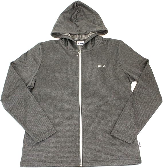 Amazon Fila フィラ レディース ウィメンズ レディースパーカー ブラック Fl5298 08 トレーナー パーカー 通販