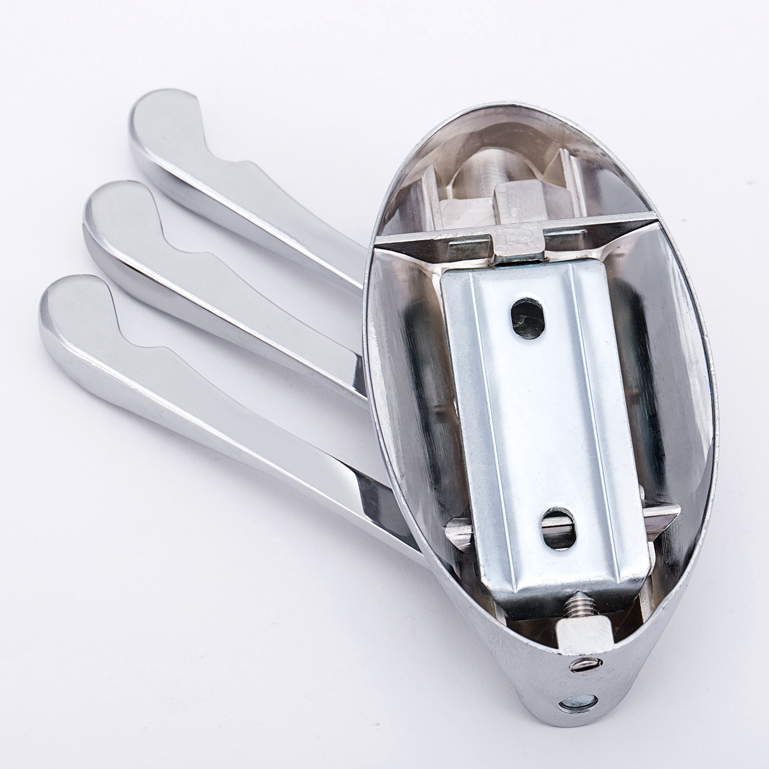 silver ALLMILL SOLID METAL Swivel Hook Heavy Duty Folding Swing Arm Triple Coat Hook with Multi