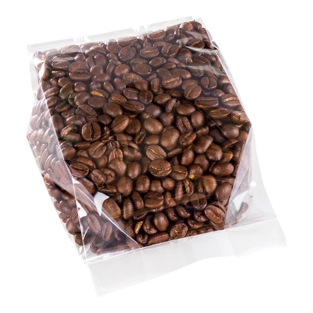 Restaurantware Bag Tek 4 x 2.3 x 8 Inch Gusset Bags 100 Heat Sealable Candy Bags - Food Safe Package Popcorn or Cookies Clear Plastic Treat Bags For Party Favors Snacks or Baked Goods