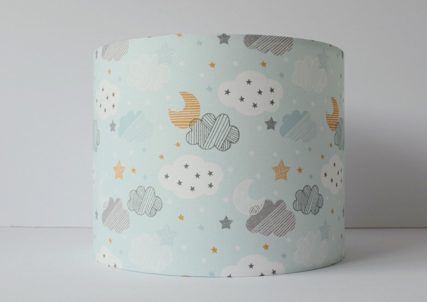 Blue Cloud and Moon Lampshade