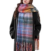 Clothirily Winter Scarf for Women Warm Womens Scarf Soft Chunky Scarfs for Cold Weather Long Shawl Large Scarves