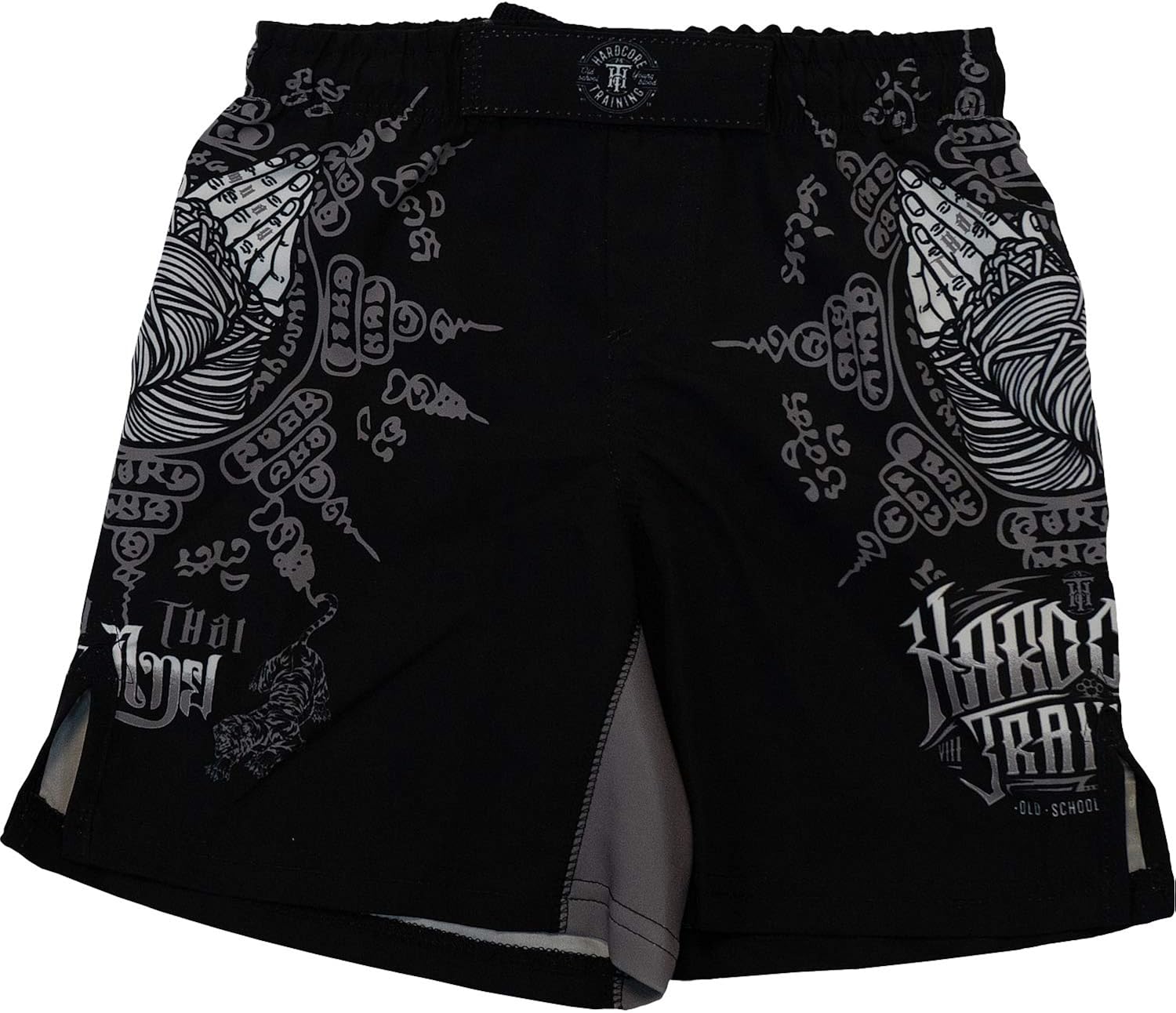 Hardcore Training Muay Thai Kids Boxing Shorts MMA BJJ Fitness Running Workout Exercise Sport Clothing: Clothing