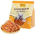 PAWUP Chicken Jerky Strip Dog Treats w/Taurine Natural Rawhide Free Dog Snacks, Training Treats Chicken Jerky Sticks for Dogs, 24oz