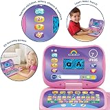 VTech Toddler Tech Laptop Pink Educational Computer Toy 20 Games Preschool view 2