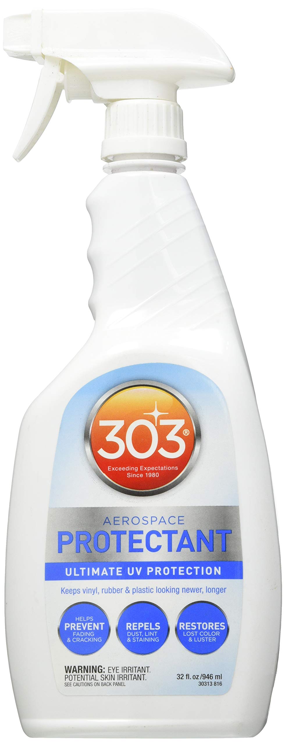 303 UV Protectant Spray Ultimate UV Protection Helps Prevent Fading