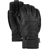 Burton Men’s Gondy GORE-TEX Insulated Leather Gloves – Waterproof Winter Snowboard Gloves with Durable, Flexible Leather