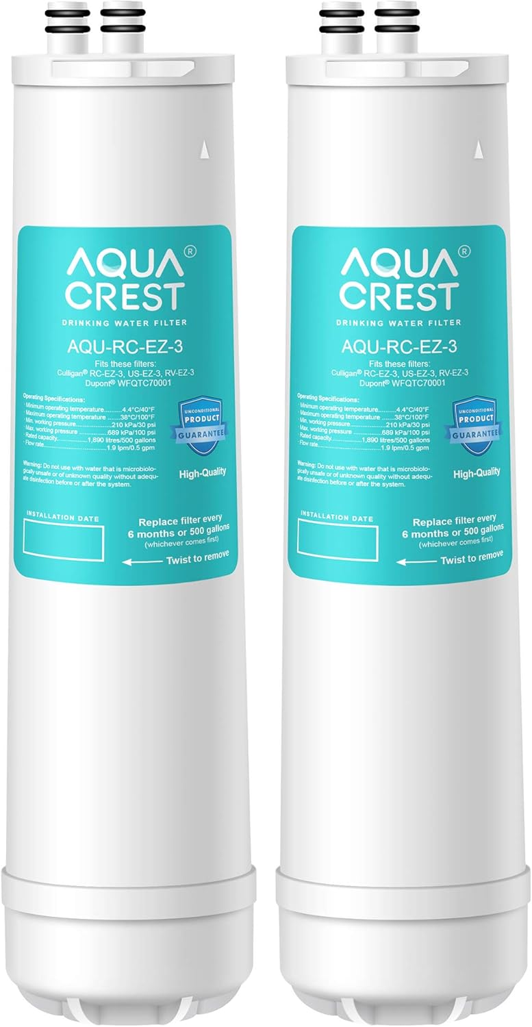 AQUACREST RC 3 EZChange Premium Under Sink Water Filter