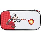 PowerA Slim Case for Nintendo Switch OLED - Fireball Mario, Protective Gaming Console Accessory, Officially Licensed