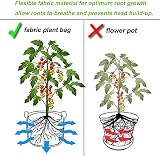 LLWQuanZSS Hylong 78L Potato Tomato Grow Bags 3-Pack - Soft-Sided Planters view 5