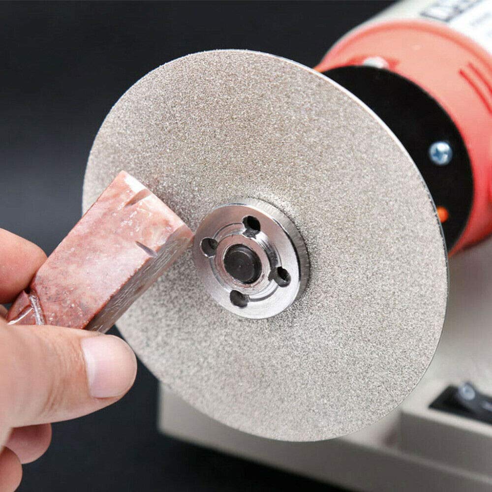 Disque Diamant Plat 250 Mm Grain 600 - Pour Meulage Et Polissage Pierre, Granit, Verre - Pour Meuleuse D'Angle