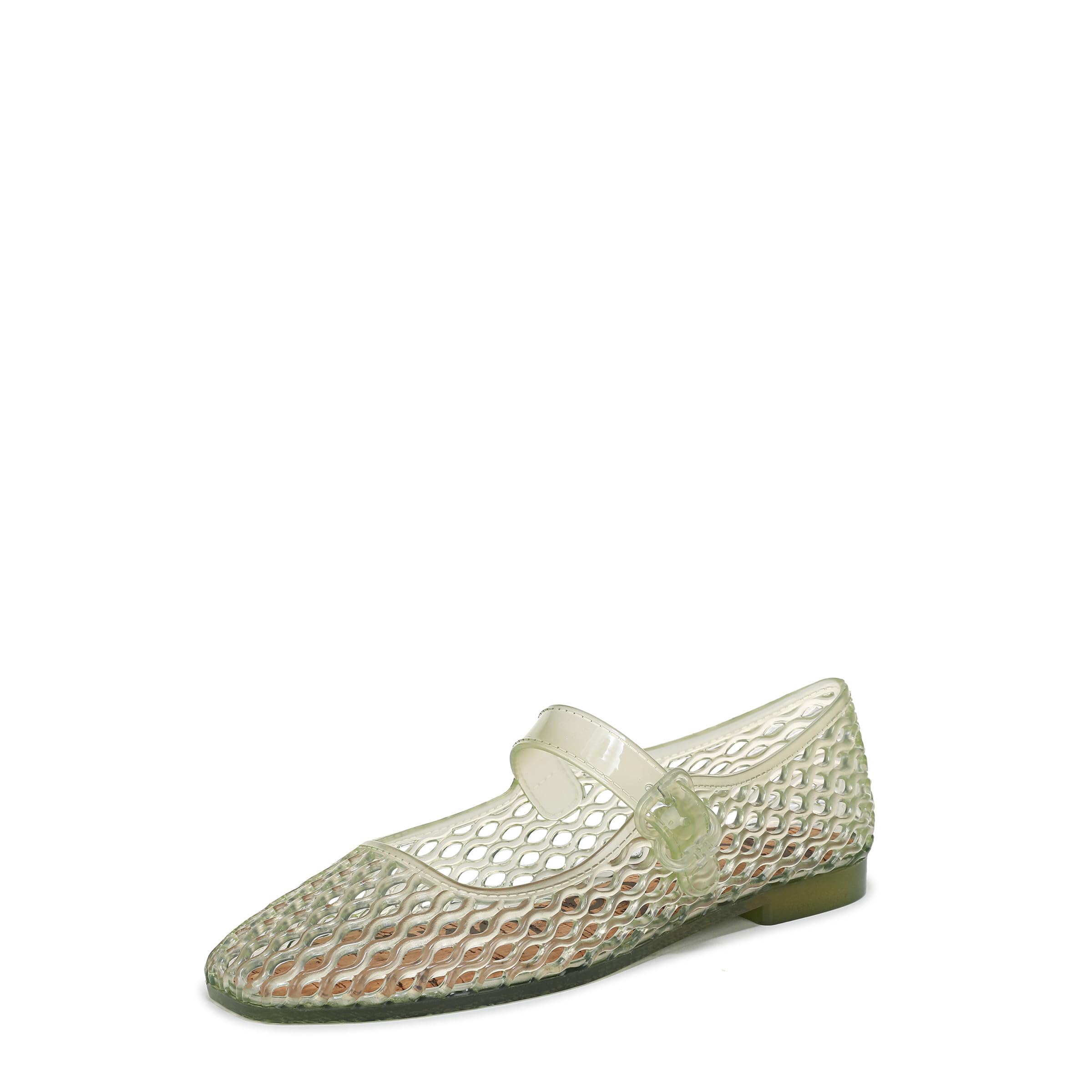 Photo 1 of Sam Edelman Women's Michaela Jelly Mary Jane Flat, Pear Green, 10