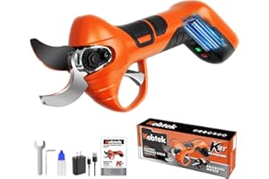 KEBTEK Electric Pruning Shears, Cordless Electric Pruner Battery Powered 7.2V, Tree Branch Pruner with 4AH Lithium Battery - 22mm (YD-6622)