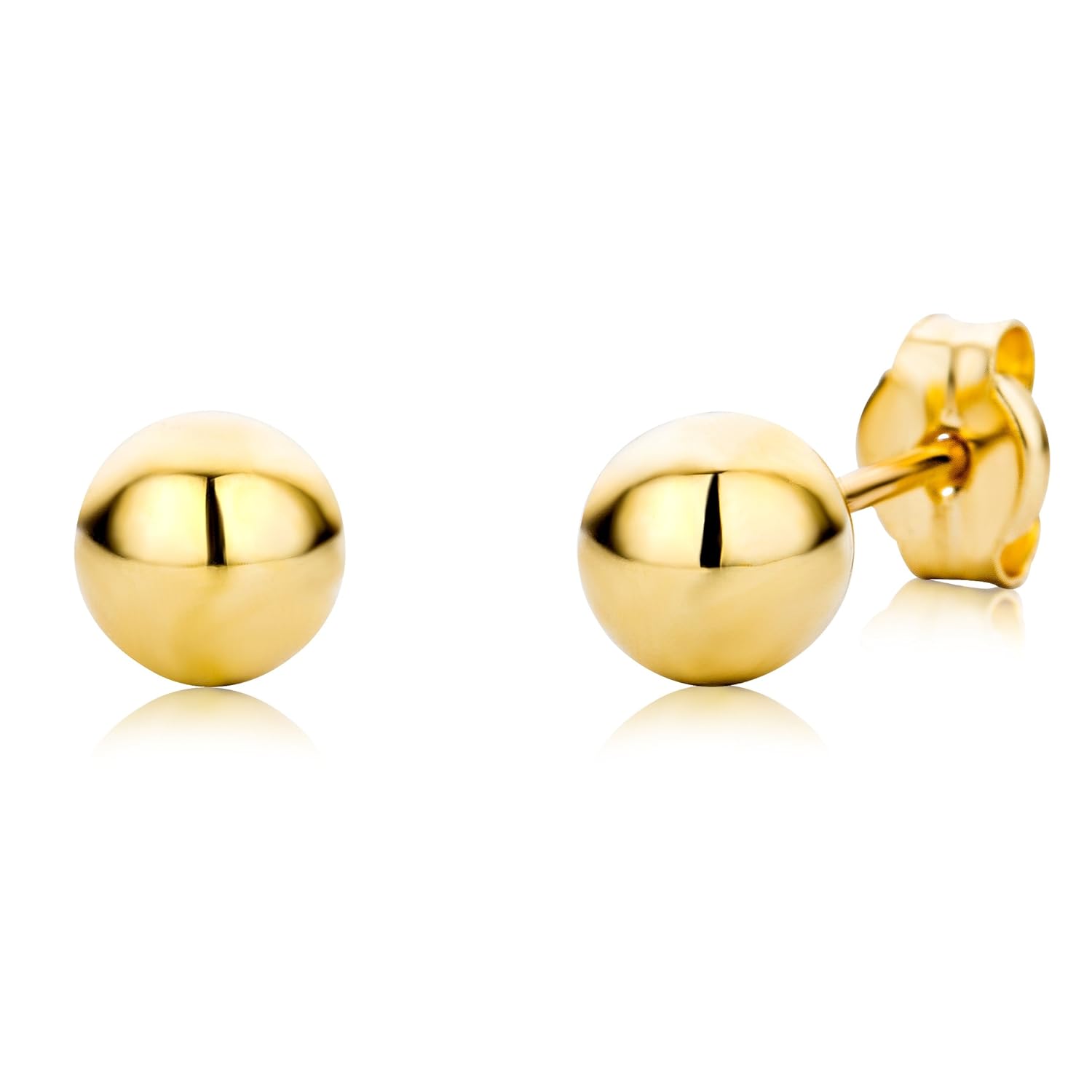 Miore Pendientes de mujer con oro amarillo k forma esférica