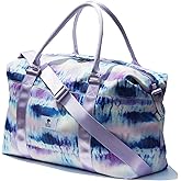 ESVAN Travel Tote Duffel Gym Bag,Weekender Overnight Carry-on Tote Crossbody Bag with Wet Pocket and Trolley Sleeve Upgraded