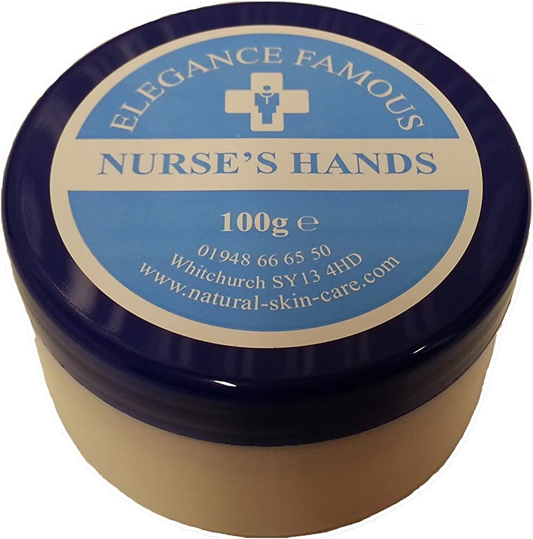 Nurse S Hand Cream 100g By Elegance Natural Skin Care Nurse Nurses Gp Hospital Amazon Co Uk Beauty