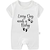 Every Dog Needs A Baby Essentials Bodysuit, Gender Neutral Baby Clothes, Cute Infant Unisex Short Sleeve Sports Suit