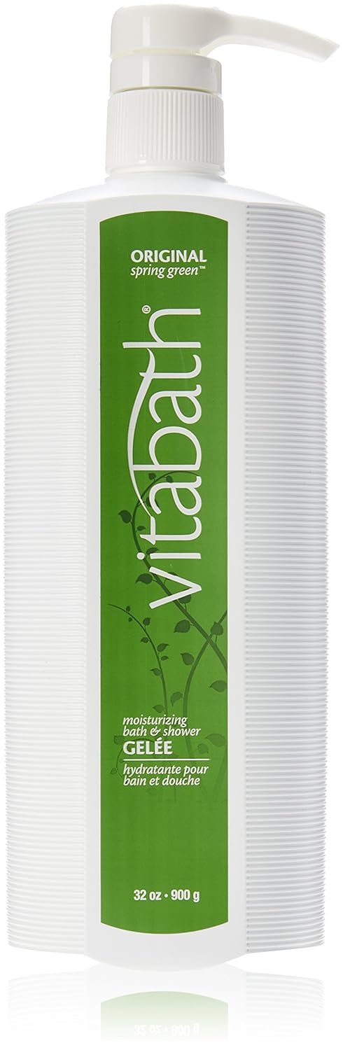 Vitabath Moisturizing Bath & Shower Gelee, Original Spring Green 32 oz (900 g) : Bath And Shower Gels : Beauty