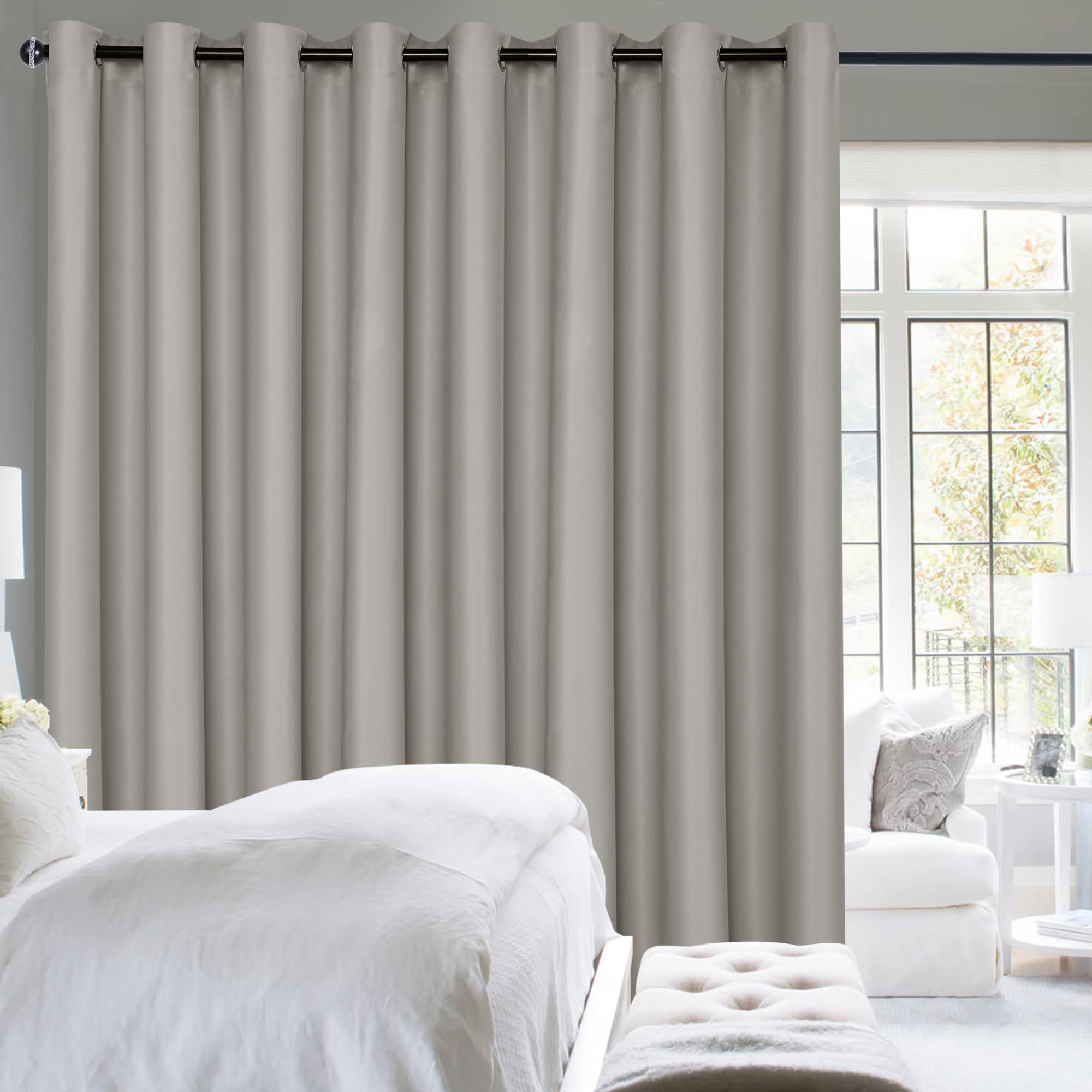 Hiasan Sliding Patio Door Blackout Curtains,1 Panel