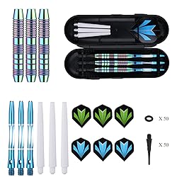 sanfeng Darts Plastic Tip Set Rainbow Blue Color