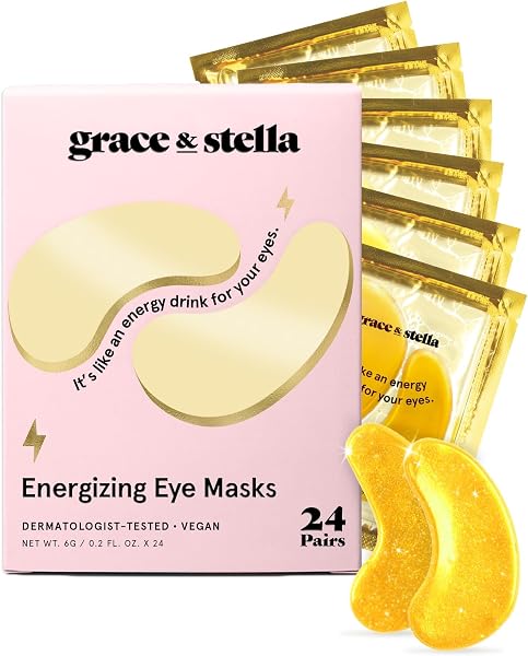 grace & stella Award Winning Eye Patches for Puffy Eyes | Birthday Gifts for Women - Under Eye Mask for Dark Circles & Undere