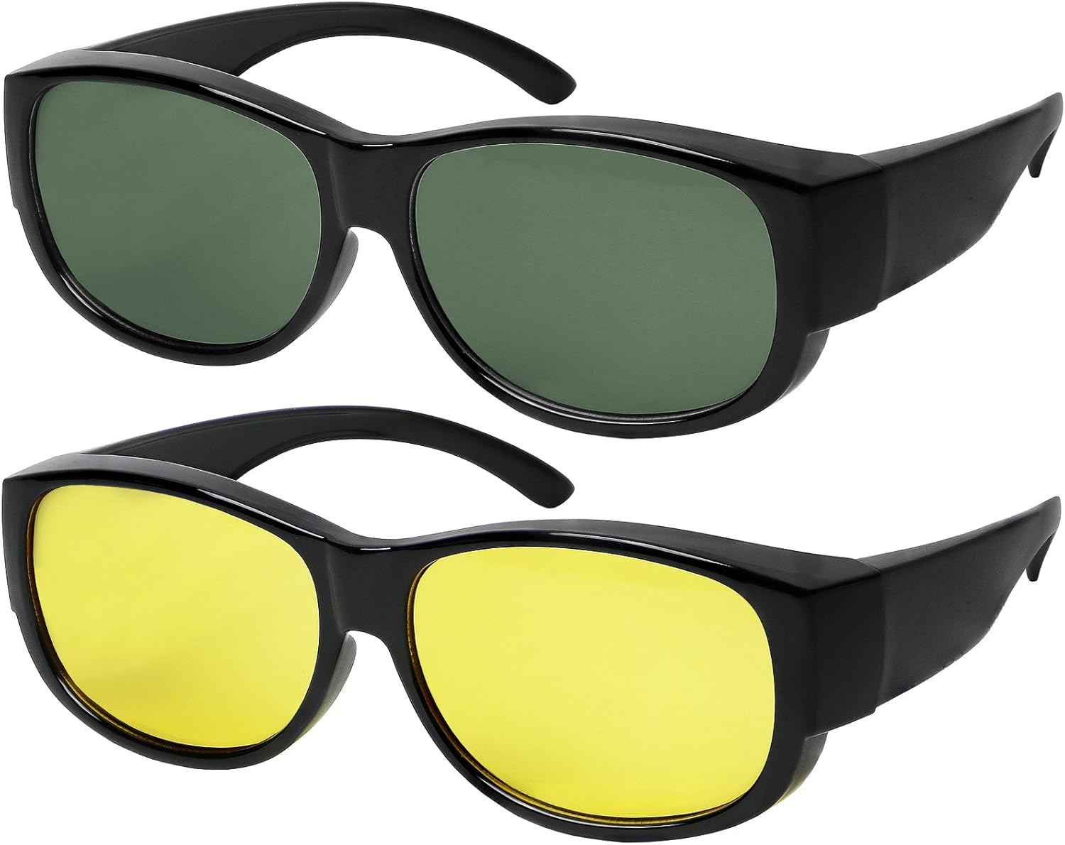 Amazon.com: Fit Over Sunglasses With Polarized Lens 100% UV Protection