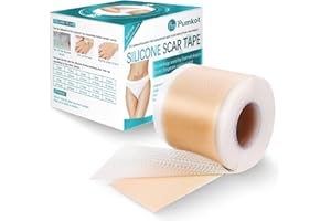 PUMKOT Silicone Scar Sheets, Silicone Scar Tape(1.6” x 120” Roll-3M), Scar Removal Away Strips for Surgical Scars, Keloid, C-Section, Burn et