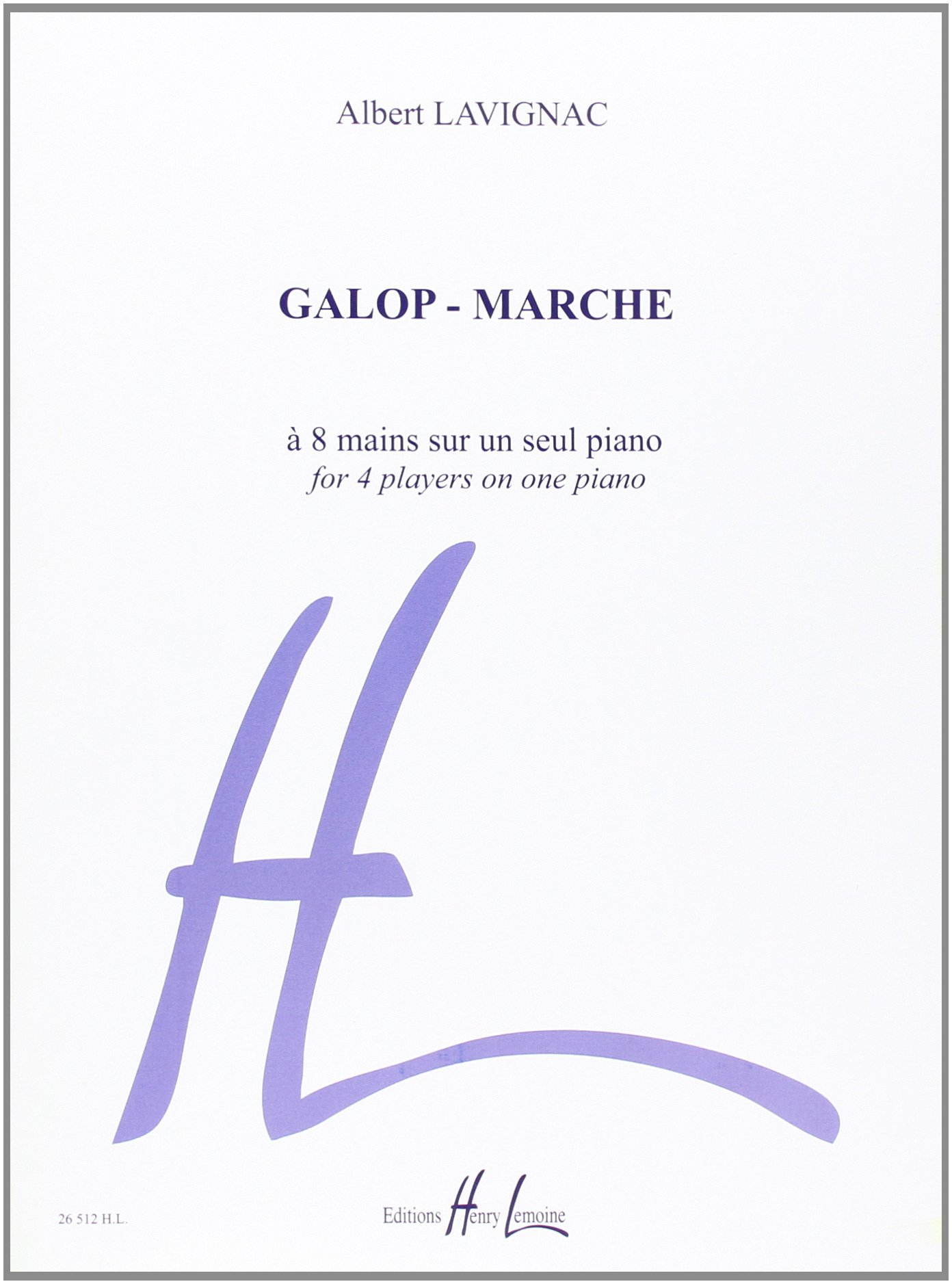 Galop-Marche (piano 8 hands)