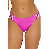 Trina Turk Womens Monaco Tab Hipster Bikini Bottom, Cheeky Coverage, Swimwear Separates for Women