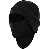 TICOMELA FR Balaclava Face Mask Flame Resistant Full Head Cover Hood – 11oz Modacrylic Fleece, Arc Rated CAT2 NFPA2112