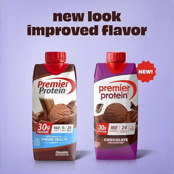 PREMIER PROTEIN SHAKE, CHOCOLATE, 30G PROTEIN, 11 FL OZ, PACK OF 12 (PACKAGING MAY VARY)