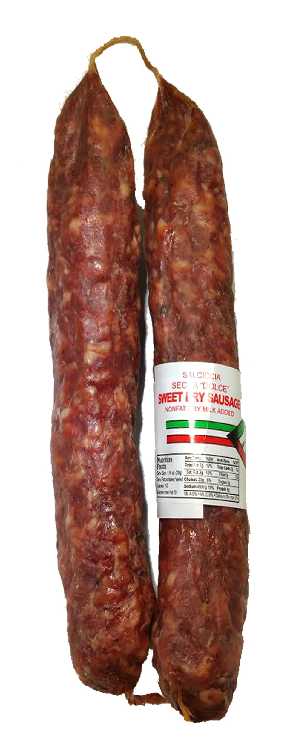 Alps Natural Casing Dry Sausage 2 Pack (HOT) Grocery