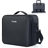 Luxtude Electronic Organizer Travel Case Large, Double Layer Tech Carrying Case, Home Electronics Bag Fits for iPad (Up to 12.9 in), Sturdy Storage for Dji, Camera