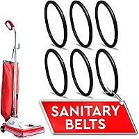 6Pcs Sanitaire Vacuum Belts - Sanitaire Vacuum Parts - Durable, Flexible, Easy Installation, Long Service Life - Compatible w