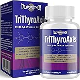 Thyroid Support Supplement for Women & Men – Professional T4, T3, T2 Triple-Pathway – Metabolism & Energy – with L-Tyrosine, Selenium, Ashwagandha & Guggul Extract – Standardized Herbs – 60 Capsules
