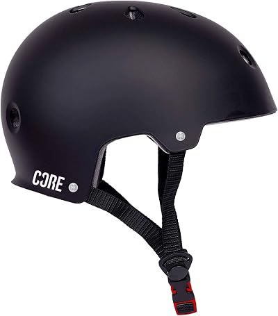 CORE Protection Action Sports Helmet Skate BMX Bike MTB Scooter Black Large/XL
