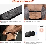 COOSPO H6 Heart Rate Monitor Chest Strap Bluetooth ANT+ HRM for Running Cycling view 8