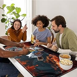 Tabletop Card Playmat with Stitched Edges, 24 x 14