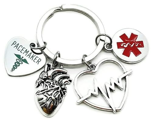 Kit's Kiss Pacemaker Gift Pacemaker Implantation Medical Alert Keychain ...
