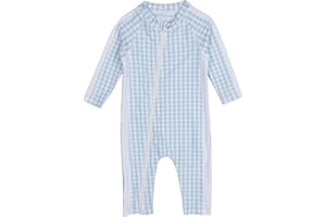 SwimZip Boys' Long-Sleeve UPF 50+ Swimsuit for Baby, Toddler, & Little Boys