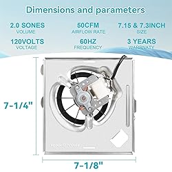 Upgrade Model 696N-R02 B Unit Fan, Compatible with