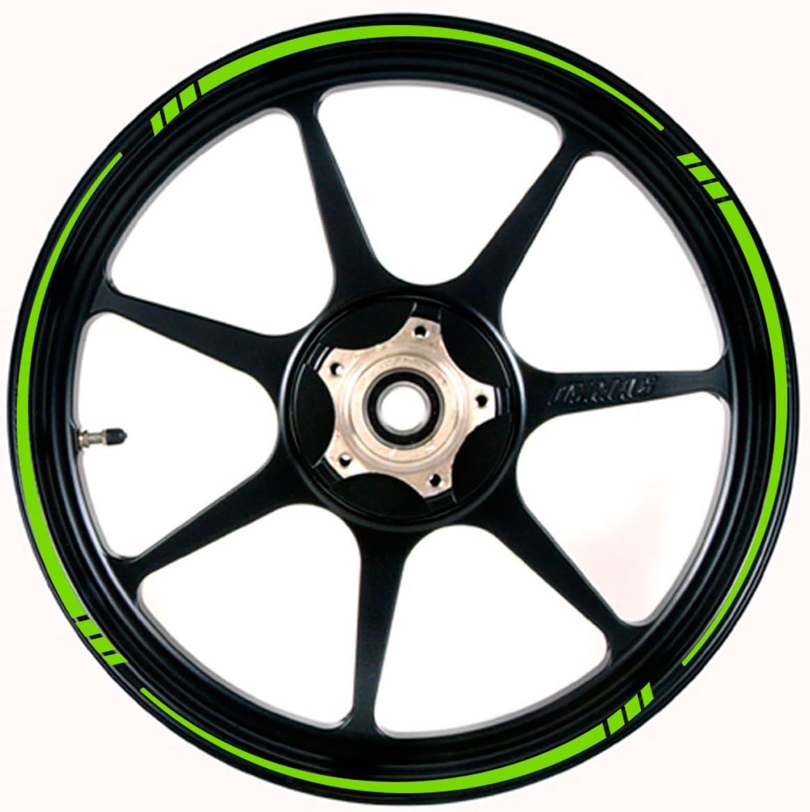 BRIGHT GREEN Wheel Rim Tape TAPERED Stripe fit ALL Motorcycles, Cars, Trucks