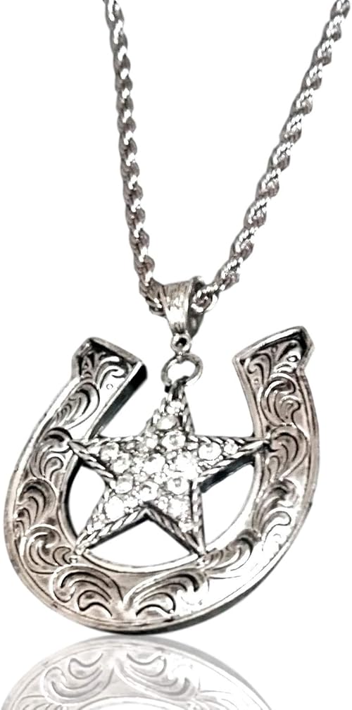 Amazon 男の特大 馬蹄 ネックレス 馬の蹄 ネックレス 通販