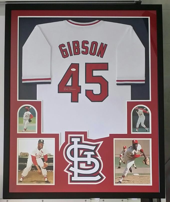 bob gibson signed jersey